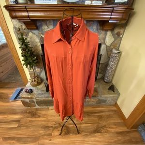 Soft Surroundings Sz S button up tunic top